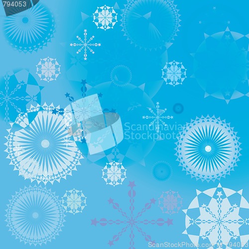 Image of Winter background illustration