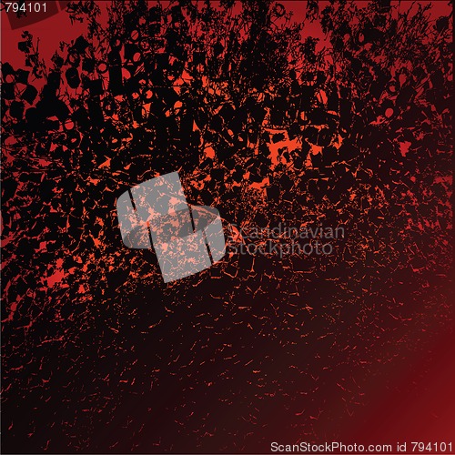 Image of Red grunge texture