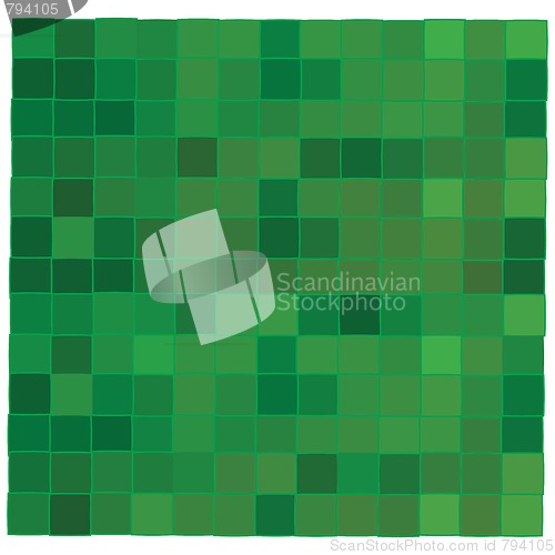 Image of Green mosaic background