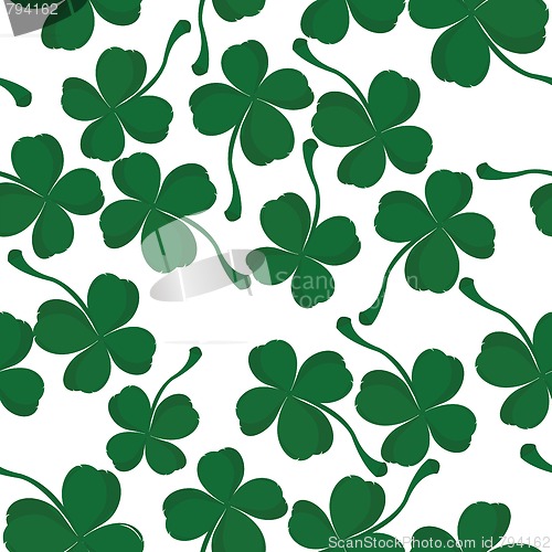 Image of Four leaves clover pattern