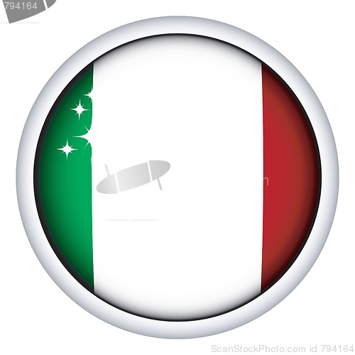 Image of Italian flag button