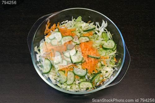 Image of Cucumber carrot cabbage mix