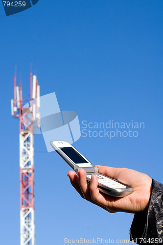 Image of Phone and GSM station