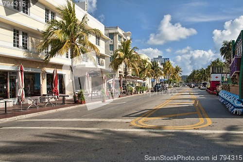 Image of Miami, Florida, on a Hot and Sunny Spring Morning