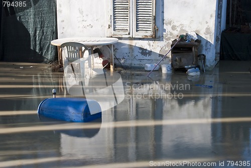 Image of Detail of a Storm in Marina di Pisa, Italy