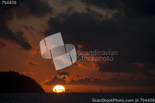 Image of Sunset in the Whitsunday Islands