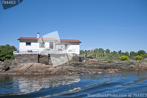 Image of Detail of Oslo Fjord, Norway, May 2009