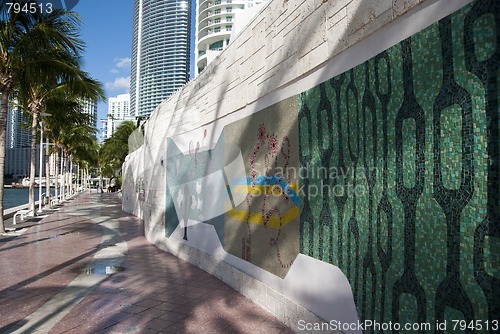 Image of Miami, Florida, on a Hot and Sunny Spring Morning
