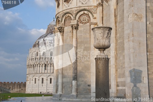 Image of Architectural Detail of Piazza dei Miracoli, Pisa, Italy