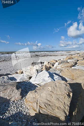 Image of Detail of a Storm in Marina di Pisa, Italy