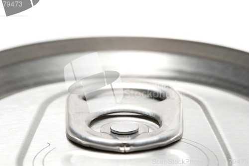 Image of aluminum can macro