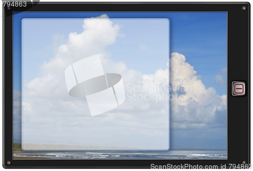 Image of Generic pad tablet w background