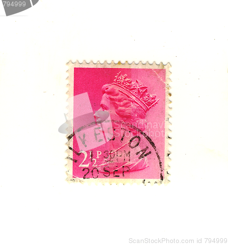 Image of english stamp
