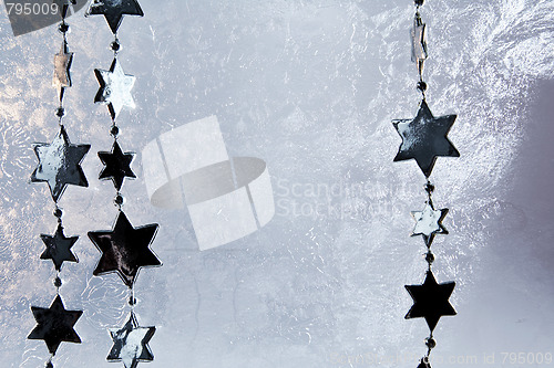 Image of Frozen glass background