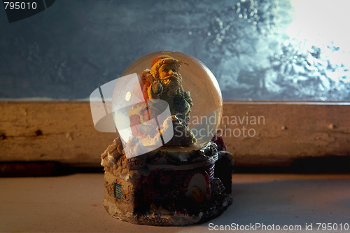 Image of Frozen glass background