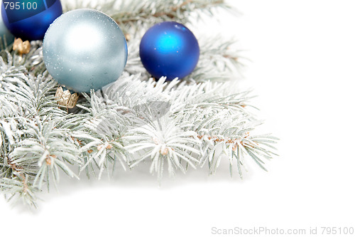 Image of Snowy christmas decoration
