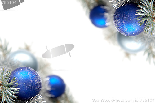 Image of Snowy christmas decoration