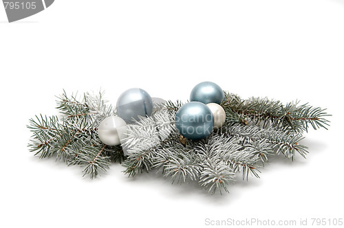 Image of Snowy christmas decoration