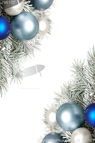 Image of Snowy christmas decoration