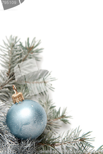 Image of Snowy christmas decoration