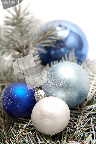 Image of Snowy christmas decoration