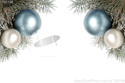 Image of Snowy christmas decoration