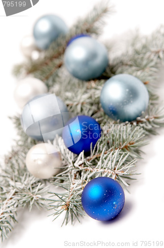 Image of Snowy christmas decoration