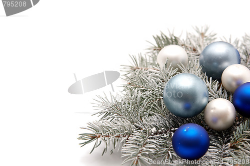 Image of Snowy christmas decoration