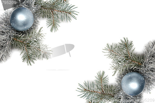 Image of Snowy christmas decoration