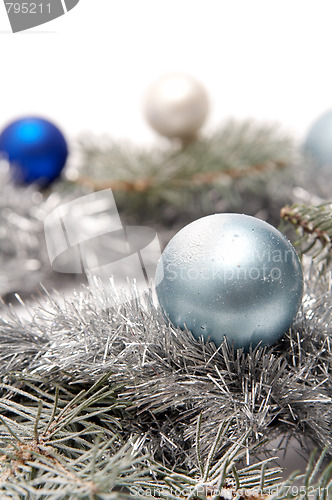 Image of Snowy christmas decoration