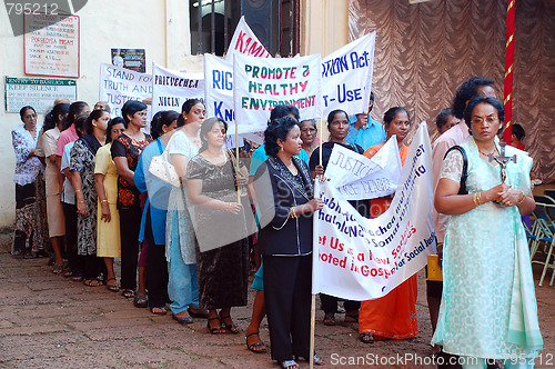 Image of Women's Demonstration in India