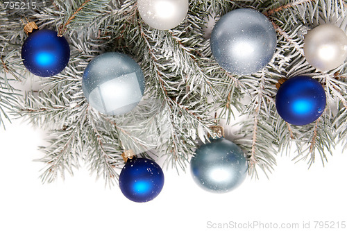 Image of Snowy christmas decoration