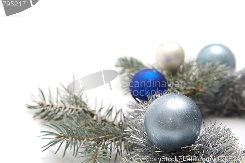 Image of Snowy christmas decoration