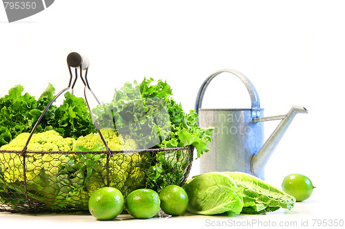 Image of Vegetables and limes