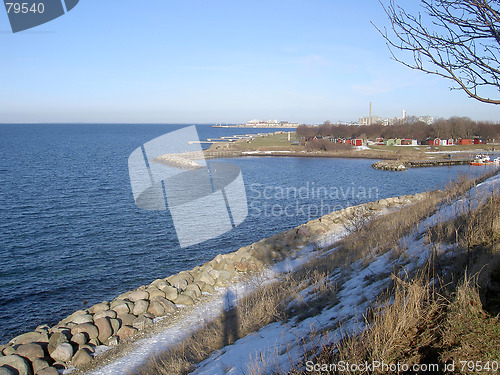 Image of harbour in sweden