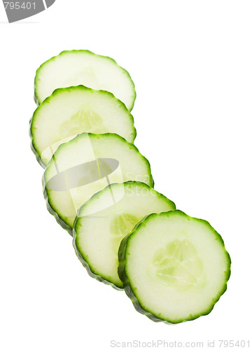 Image of English Cucumber Slices