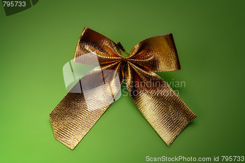 Image of Golden-green christmas decoration