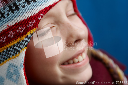 Image of Winter dressed girl