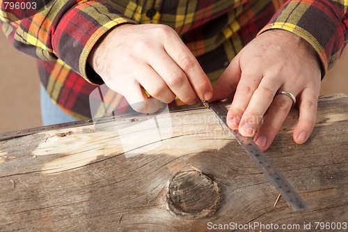 Image of Marking A Log