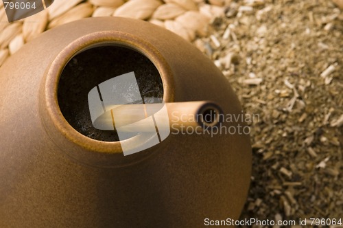 Image of argentinian calabash with yerba mate