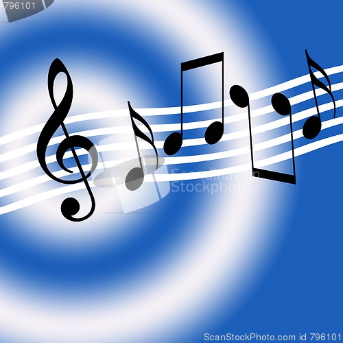 Image of Blue Music Theme