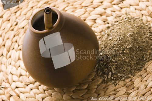 Image of argentinian calabash with yerba mate