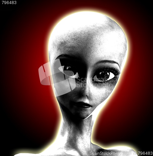 Image of Big Eyed Alien