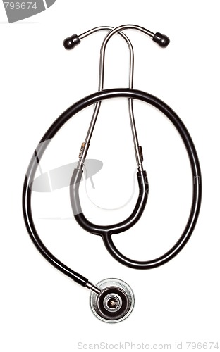 Image of Stethoscope on White