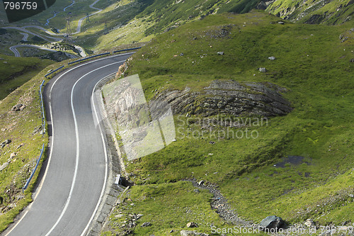Image of High altitude road