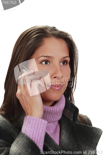 Image of Woman on the phone