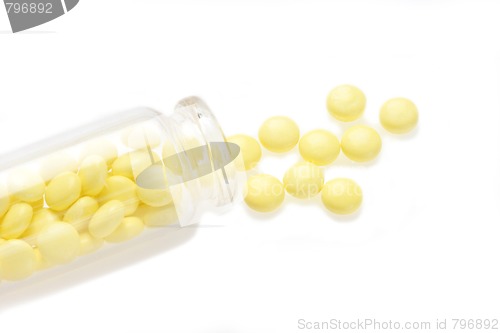 Image of yellow pills