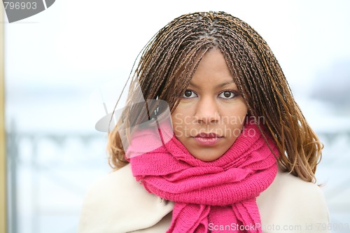 Image of the serious girl