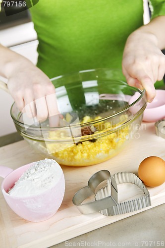 Image of Baking cookies