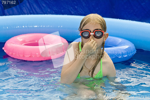 Image of Children in paddling pool